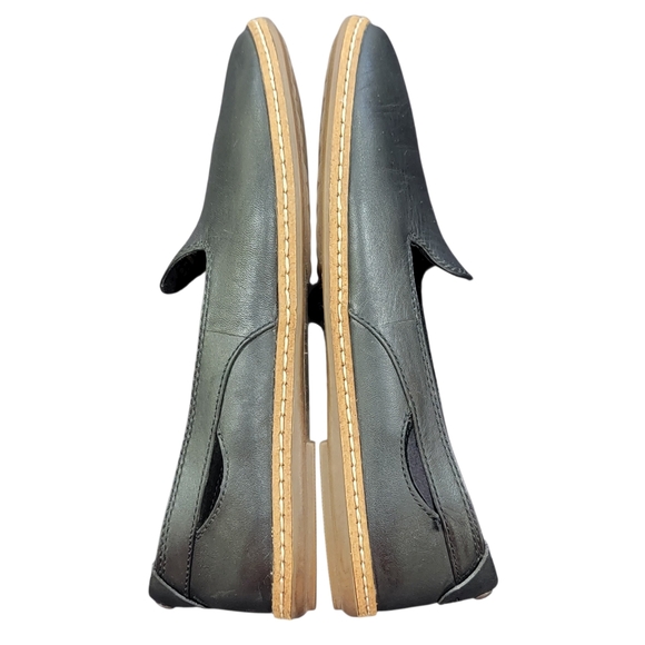 Hush Puppies Sebeka Piper Flat Black Slip-on Moccasin Comfortable Womens Size 7 - Picture 8 of 15